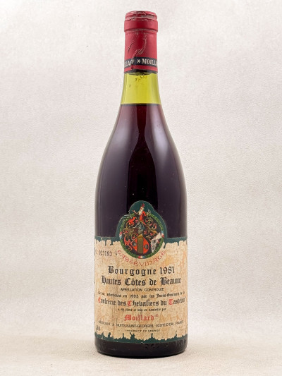 Moillard - Bourgogne Hautes Côtes de Beaune 1981