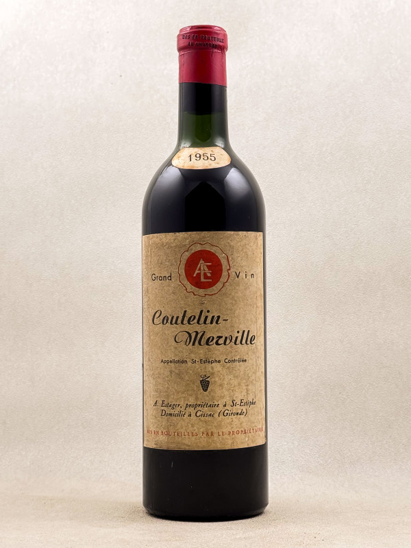 Coutelin-Merville - Saint Estèphe 1955