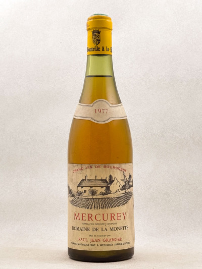 Domaine de la Monette - Mercurey 1977