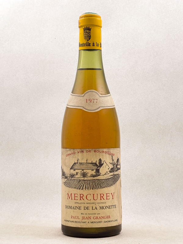 Domaine de la Monette - Mercurey 1977