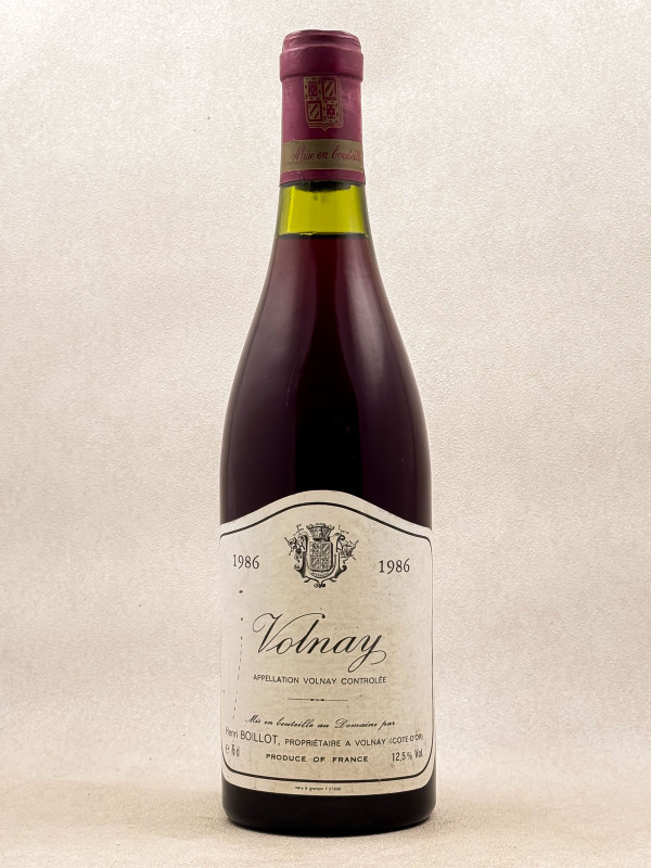 Henri Boillot - Volnay 1986