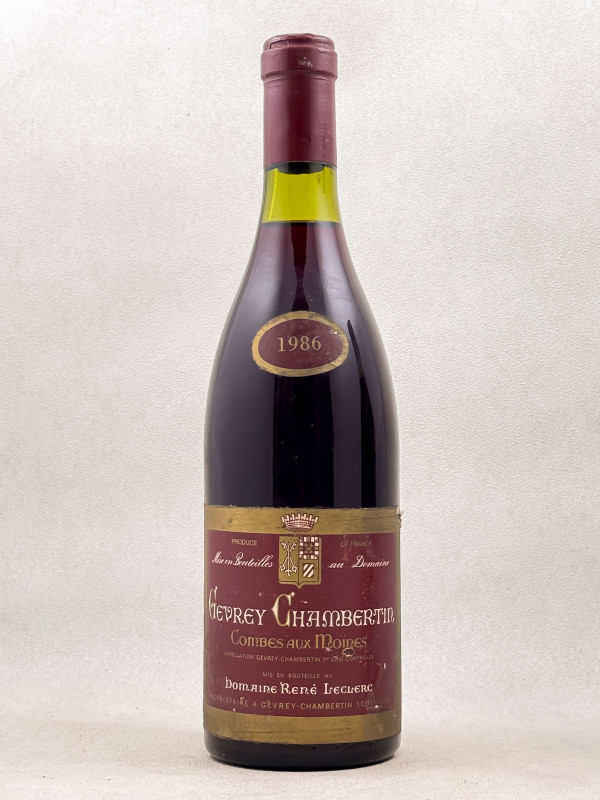 Philippe Leclerc - Gevrey Chambertin 1er cru "Combe Aux Moines" 1986