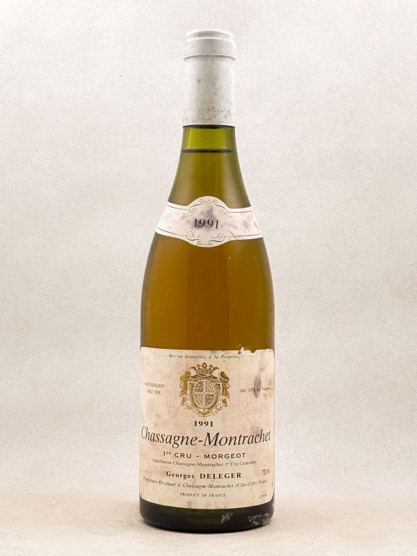 Georges Deleger - Chassagne Montrachet 1er Cru "Morgeot" 1991