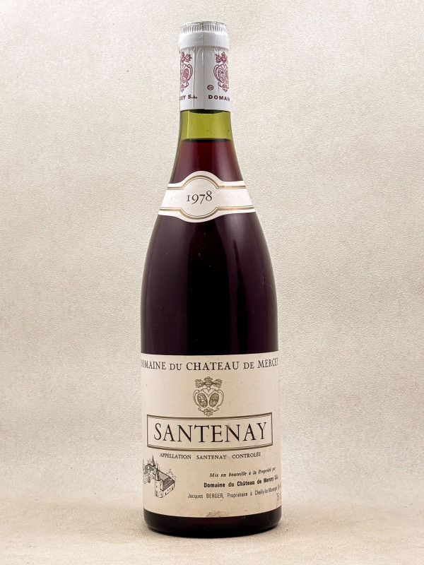 Chateau de Mercey - Santenay 1978