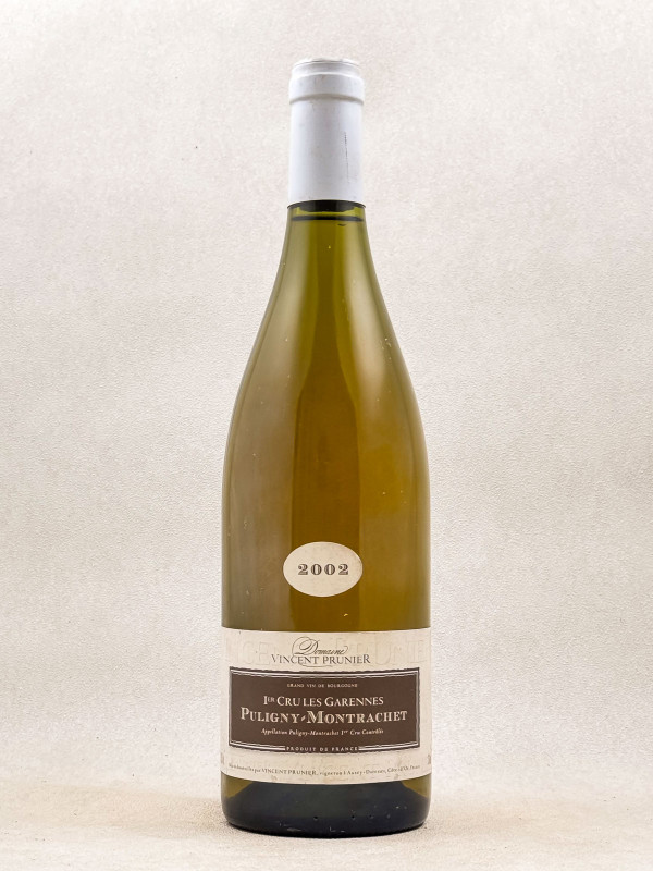 Vincent Prunier - Puligny Montrachet 1er cru "Les Garennes" 2002