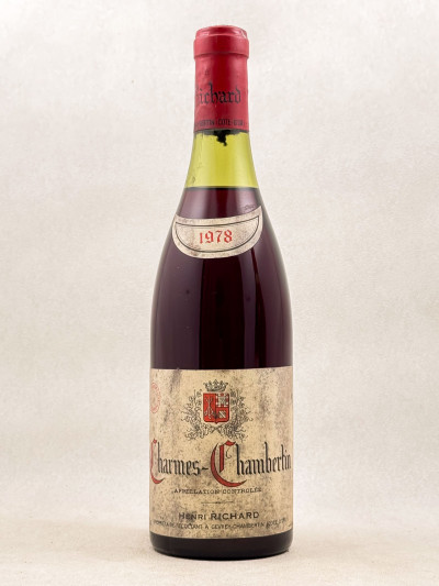 Henri Richard - Charmes Chambertin 1978