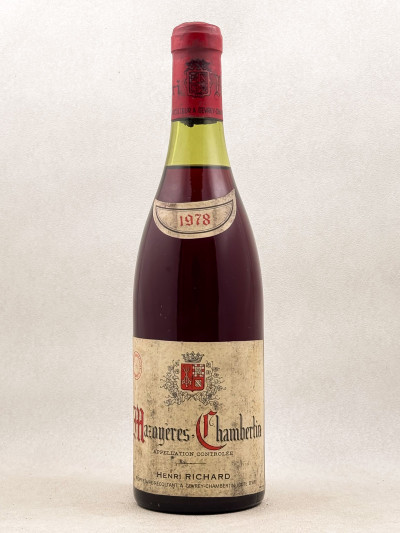 Henri Richard - Mazoyères Chambertin 1978