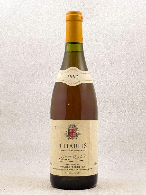 Vaucher Père et Fils - Chablis 1992