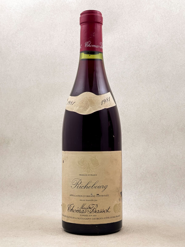 Thomas Bassot - Richebourg 1981