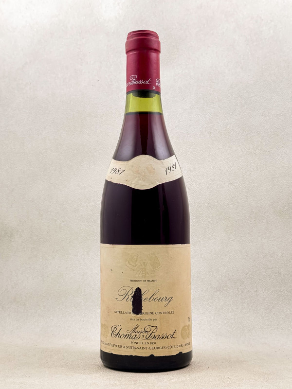 Thomas Bassot - Richebourg 1981