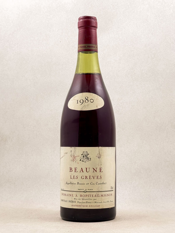 Ropiteau - Beaune 1er Cru "Grèves" 1980