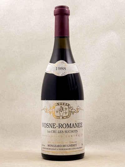 Mongeard Mugneret - Vosne Romanée 1er cru "Suchots" 1988