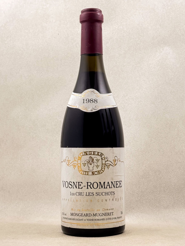 Mongeard Mugneret - Vosne Romanée 1er cru "Suchots" 1988