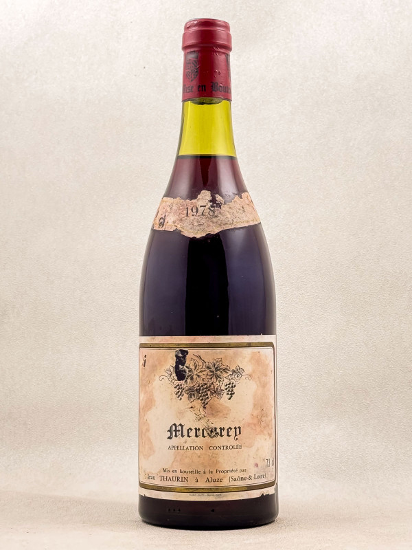 Jean Thaurin - Mercurey 1978