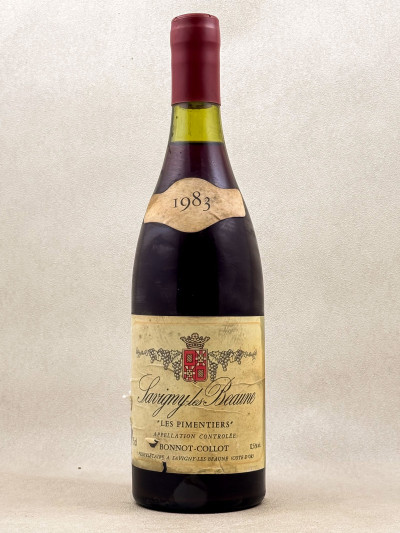 Bonnot-Collot - Savigny les Beaune 1er cru "Les Pimentiers" 1983