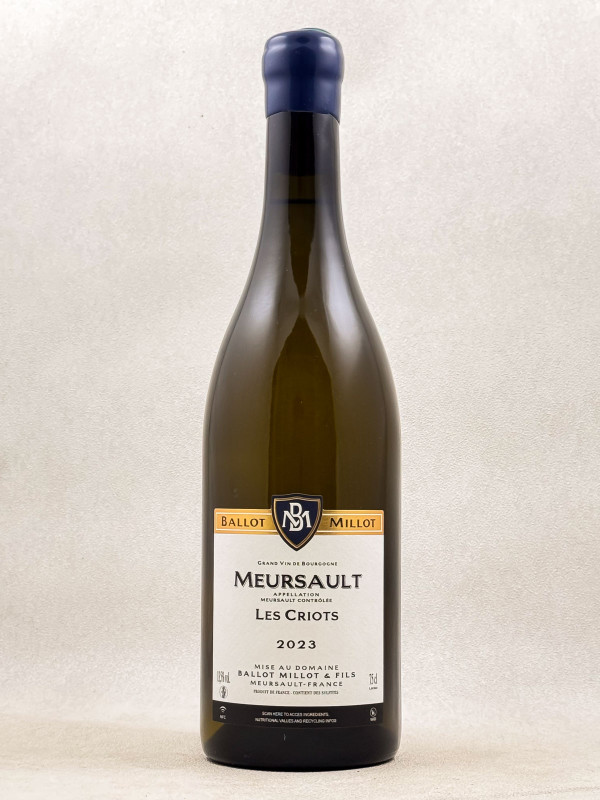 Ballot-Millot - Meursault "Criots" 2023