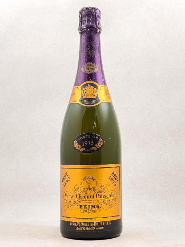 Veuve Clicquot Ponsardin - Champagne "Carte D'Or" 1973