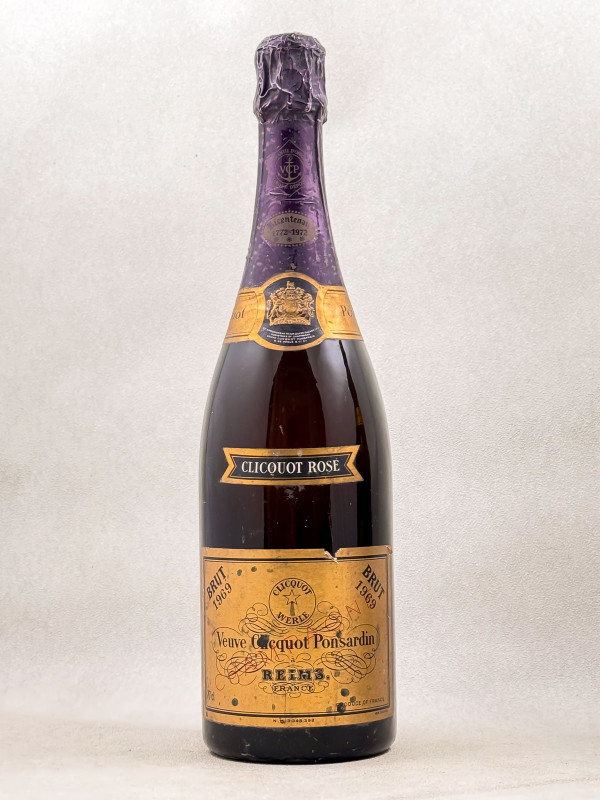 Veuve Clicquot Ponsardin - Champagne Brut Rosé 1969