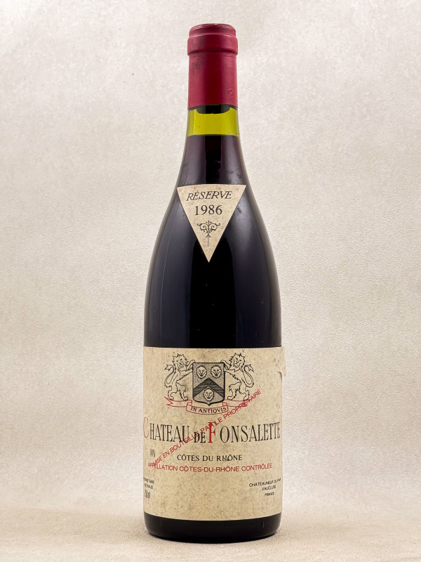 Fonsalette - Côtes du Rhône 1986