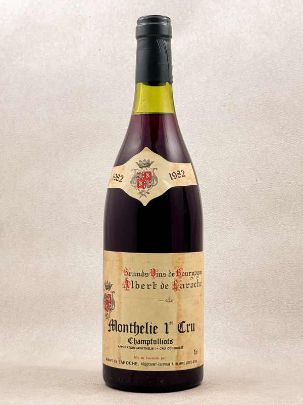 Albert de Laroche - Monthelie 1er cru "Champfulliots" 1982