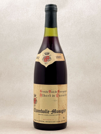 Albert de Laroche - Chambolle Musigny 1982