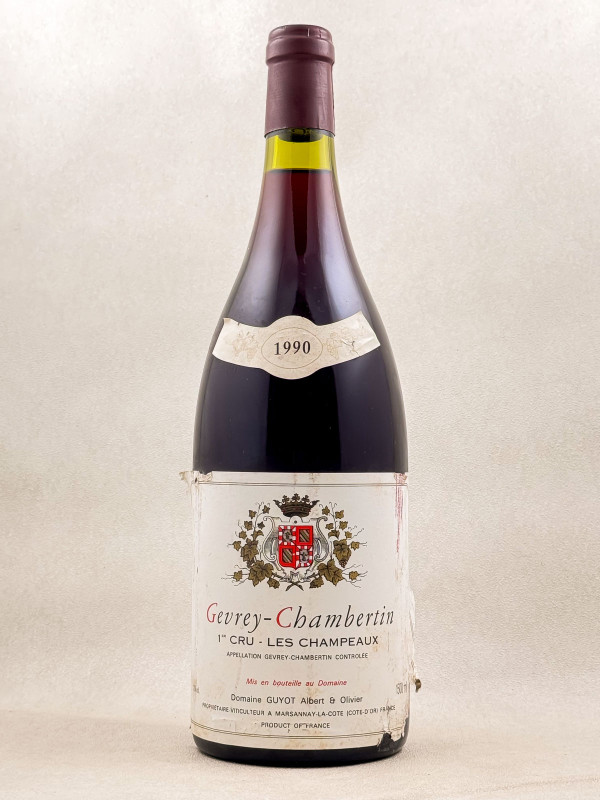 Olivier Guyot - Gevrey Chambertin 1er cru "Les Champeaux" 1990 MAGNUM