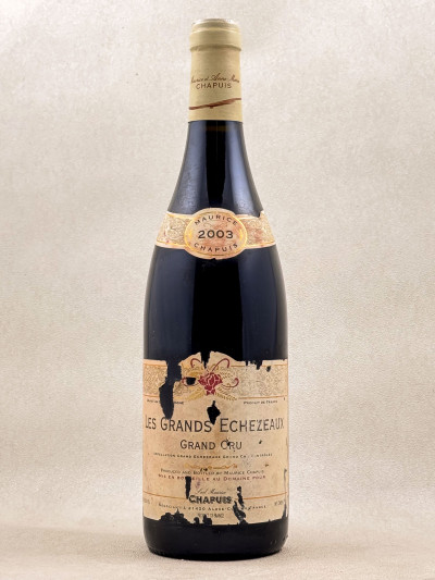 Chapuis frères - Grands Echezeaux 2003