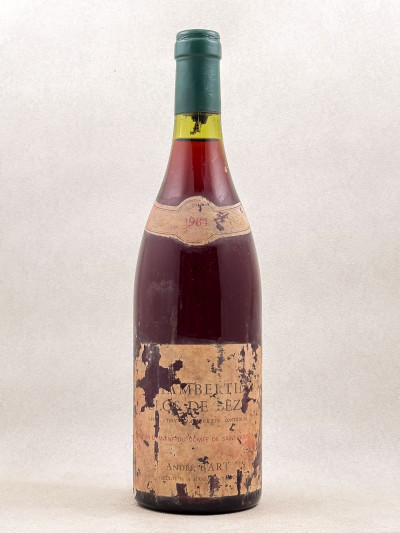 André Bart - Chambertin Clos de Bèze 1984