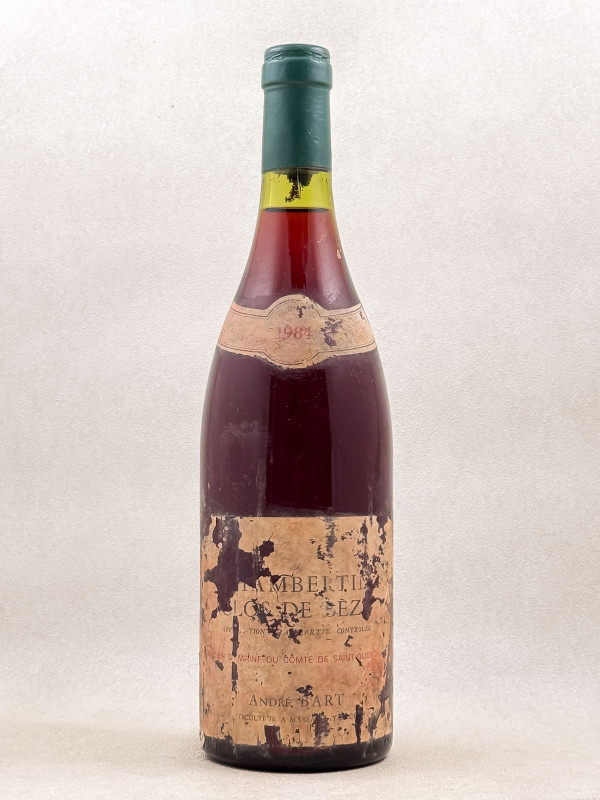 André Bart - Chambertin Clos de Bèze 1984