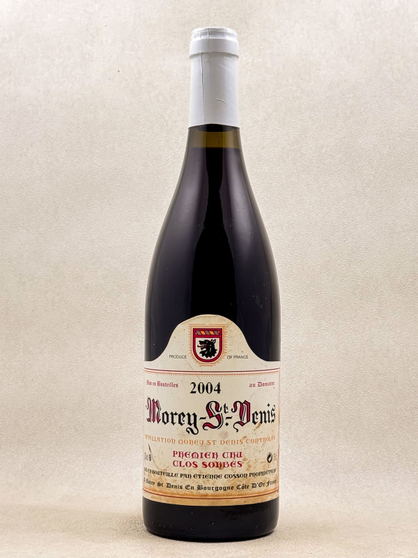 Etienne Cosson - Morey Saint Denis 1er cru ''Clos Sorbés" 2004