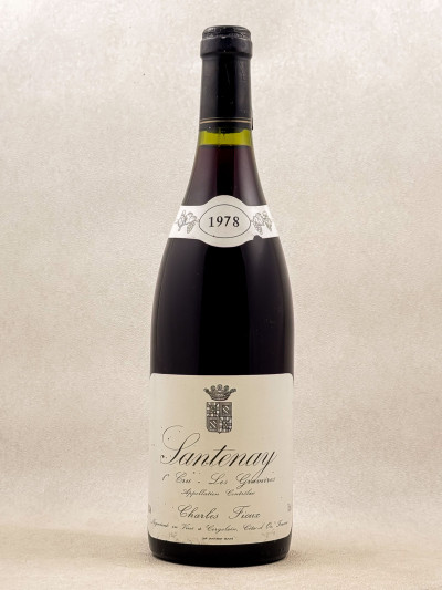 Charles Fioux - Santenay 1er Cru "Les Gravières" 1978