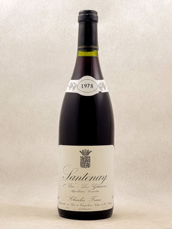 Charles Fioux - Santenay 1er Cru "Les Gravières" 1978