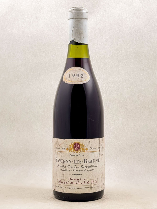Michel Mallard - Savigny les Beaune 1er cru "Serpentières" 1992