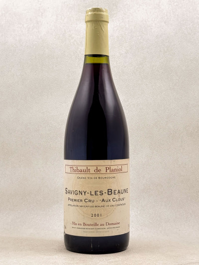Thibault de Planiol - Savigny lès Beaune 1er Cru "Aux Clous" 2001