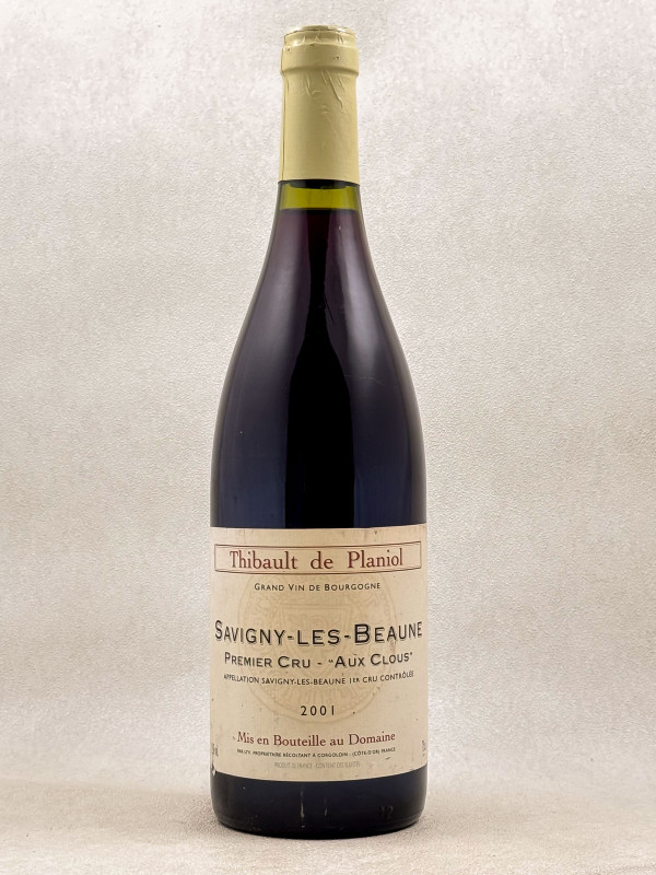 Thibault de Planiol - Savigny lès Beaune 1er Cru "Aux Clous" 2001