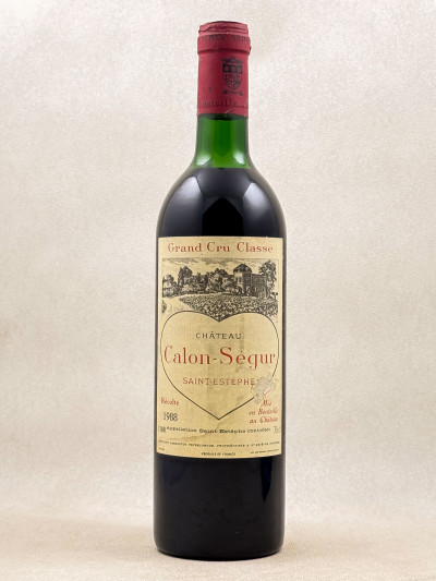 Calon Ségur - Saint Estèphe 1988