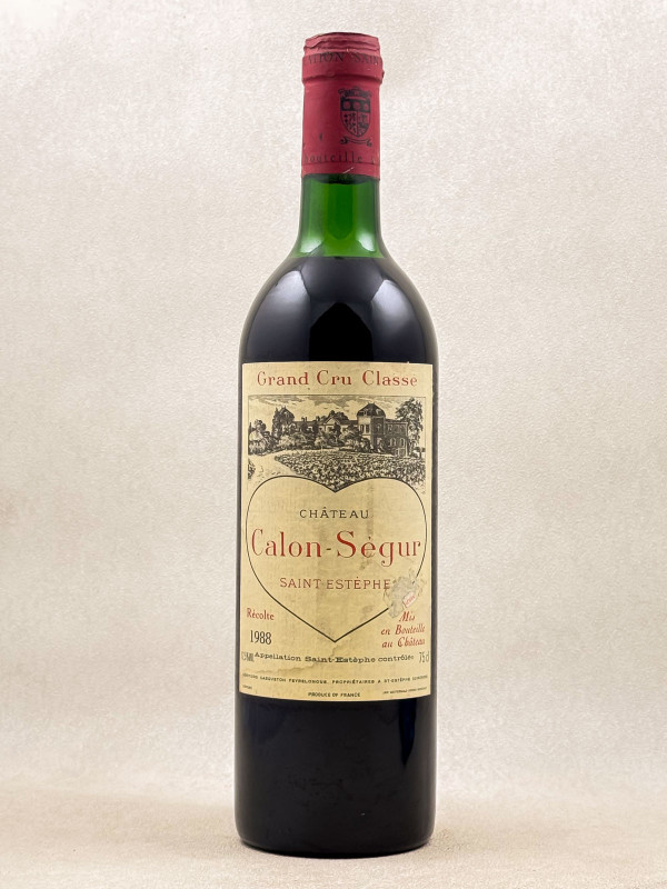 Calon Ségur - Saint Estèphe 1988