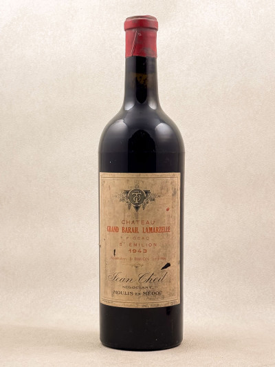 Grand Barrail Lamarzelle Figeac - Saint Emilion 1943