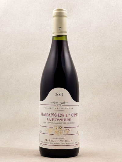 Marinot Verdun - Maranges 1er cru "La Fussière" 2004