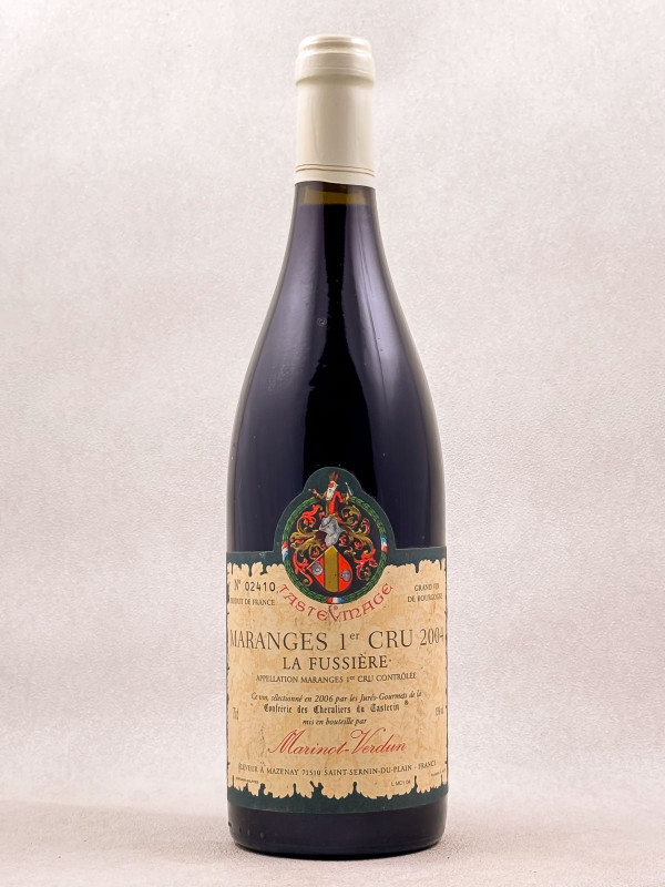 Marinot Verdun - Maranges 1er cru "La Fussière" Tastevinage 2004