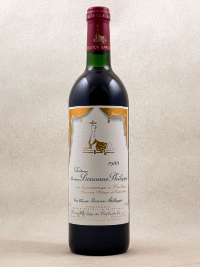 Mouton Baronne Philippe ( d'Armailhac ) - Pauillac 1988