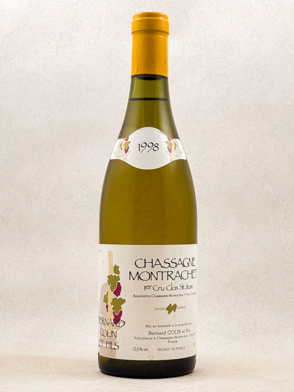 Bernard Colin - Chassagne Montrachet 1er cru "Clos St Jean" 1998