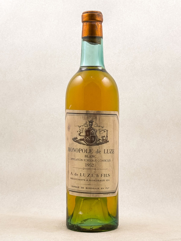 Monopole de Luze - Bordeaux Blanc 1952
