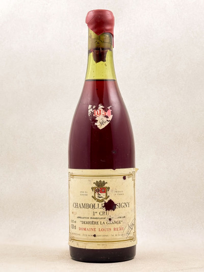 Louis Rémy - Chambolle Musigny 1er cru "Derrière la Grange" 1953