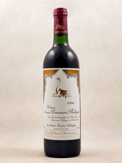 Mouton Baronne Philippe ( d'Armailhac ) - Pauillac 1986