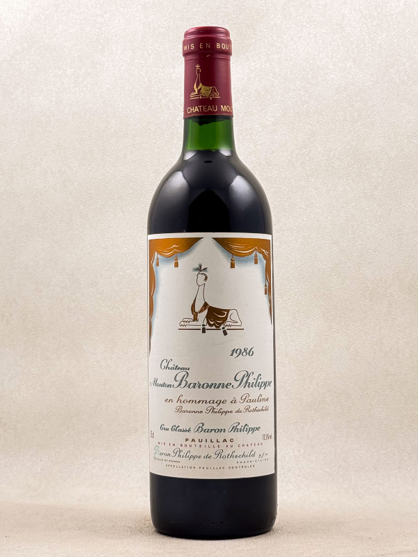 Mouton Baronne Philippe ( d'Armailhac ) - Pauillac 1986