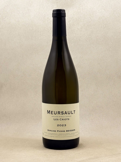 Pierre Boisson - Meursault "Criots" 2023