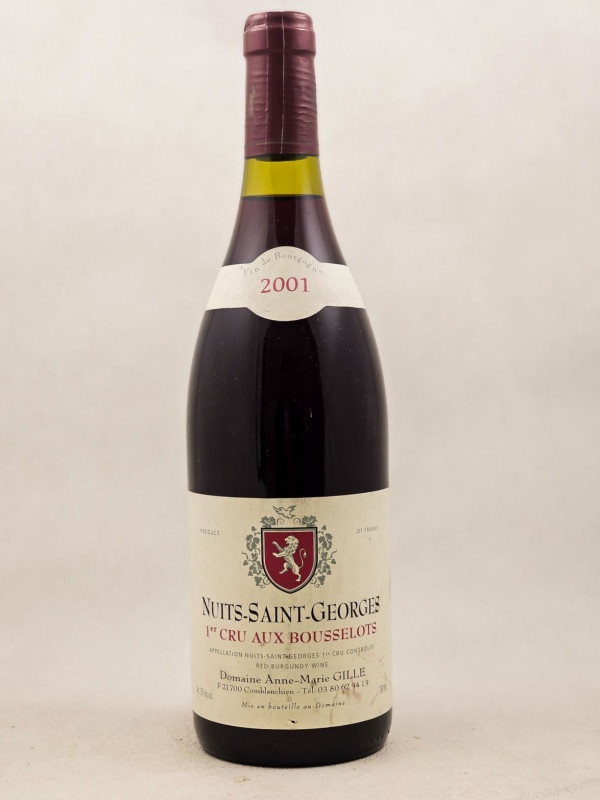 Anne Marie Gille - Nuits Saint Georges 1er cru "Bousselots" 2001