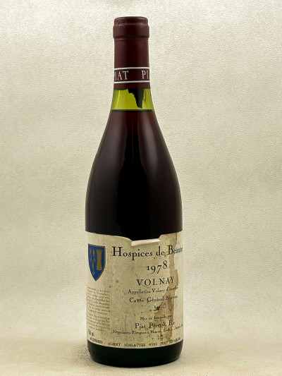 Hospices de Beaune - Piat - Volnay "Cuvée Général Muteau" 1978