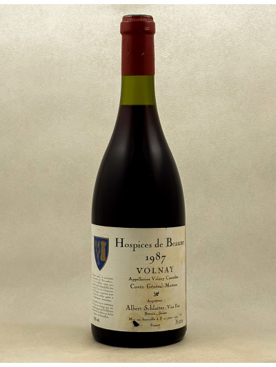 Hospices de Beaune - Albert Schlatter - Volnay "Cuvée Général Muteau" 1987